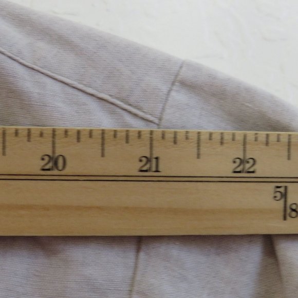 Simultaneous* Men's Short Sleeve‎ Button Down Straight Hem Pocket Shirt~ Large - Picture 6 of 10